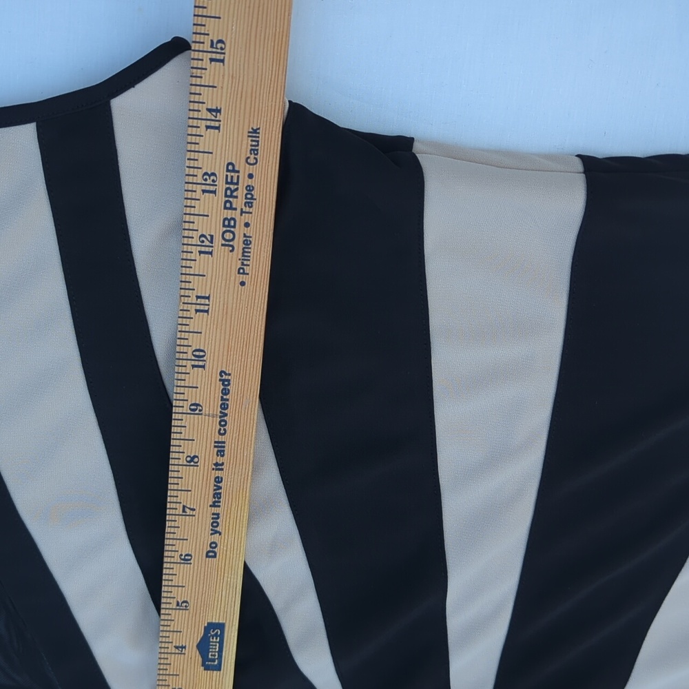 Marciano Bodycon Black and Cream Dress - Picture 4 of 10